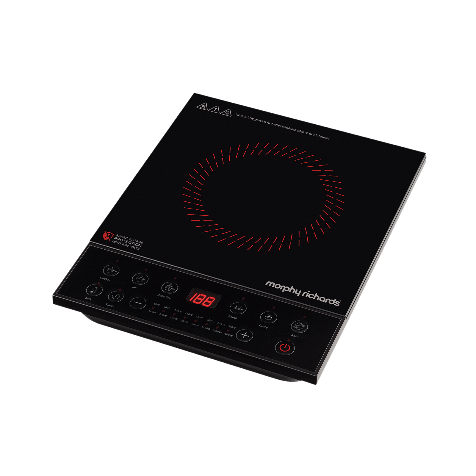 Induction cooker deals watt to celsius